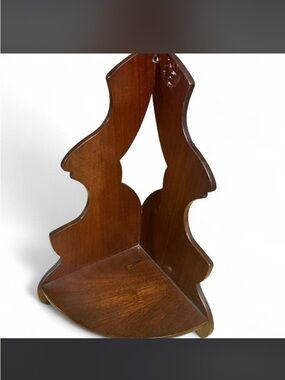 Wood Corner Wall Shelf - Brown Home Wall Decor Light Duty Homemade